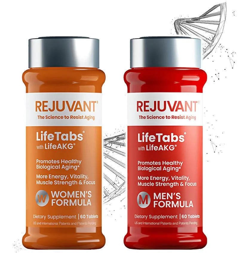 REJUVANT LifeTabs supplements for men and women